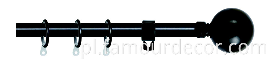 60 Mm Metal Ball Curtain Rod